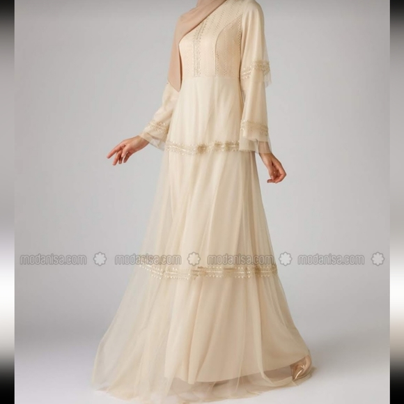 sachin and babi light blue dress Green Prom Dresses – Camille La Vie main image 0